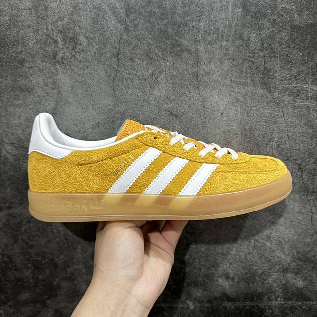 T版纯原跑量 Ad Original Gazelle Indoor Trainers 瞪羚室内鞋系列低帮复古百搭休闲运动德训风板鞋 Hq8716 同价位中品质最