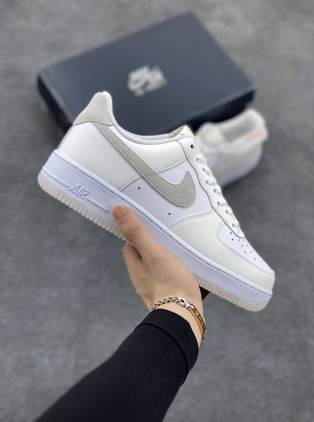 Nike Air Force 1 “奶油米白水晶” 空军一号低帮运动休闲板鞋 官方同步 原装级别 原楦头原纸板 打造纯正空军版型#专注外贸渠道 全掌内置蜂窝气垫