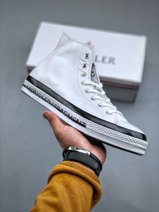 藤原浩品牌新作联乘法国奢华羽绒服品牌moncler盟可睐 蒙口 X Fragment Design X Converse Chuck Taylor All St