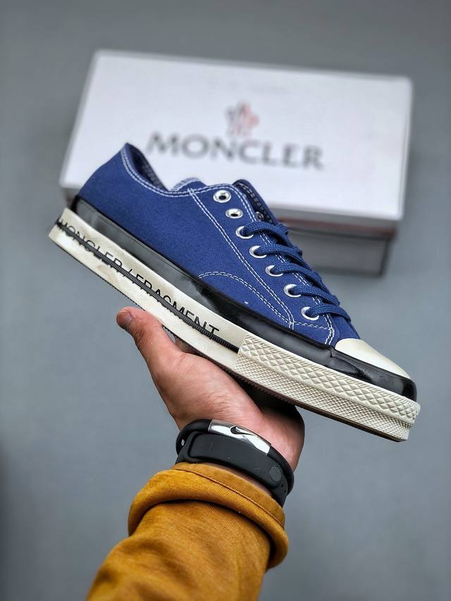 藤原浩品牌新作联乘法国奢华羽绒服品牌moncler盟可睐 蒙口 X Fragment Design X Converse Chuck Taylor All St