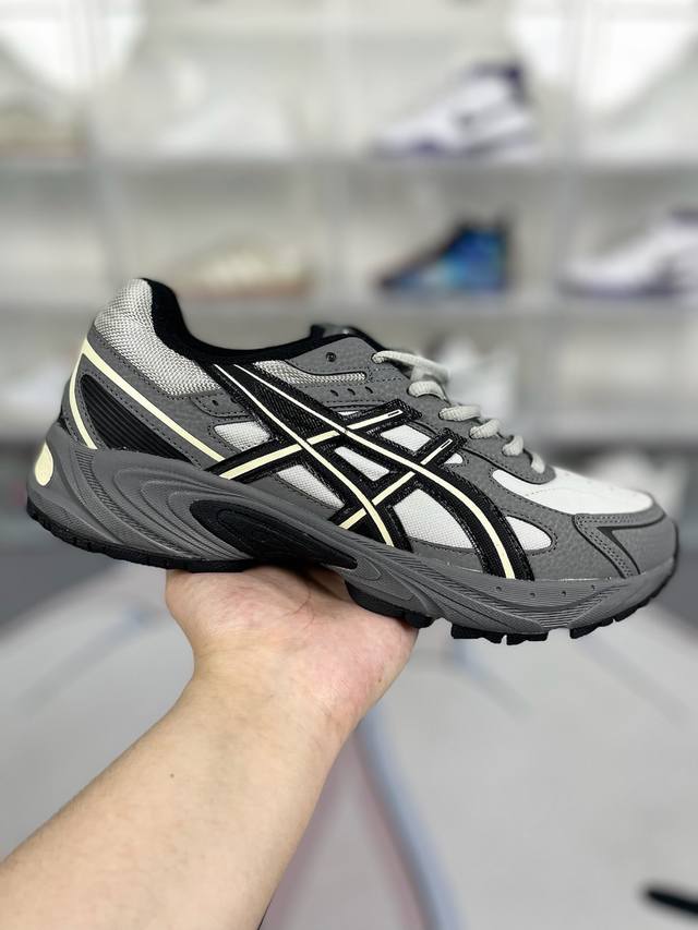 Y版纯原 Asics Gel-170Tr 运动舒适 织物合成革减震防滑耐磨 低帮跑步鞋 男女同款 灰黑 Gel-170 Tr系列为你的任意型格起范儿，以80年代