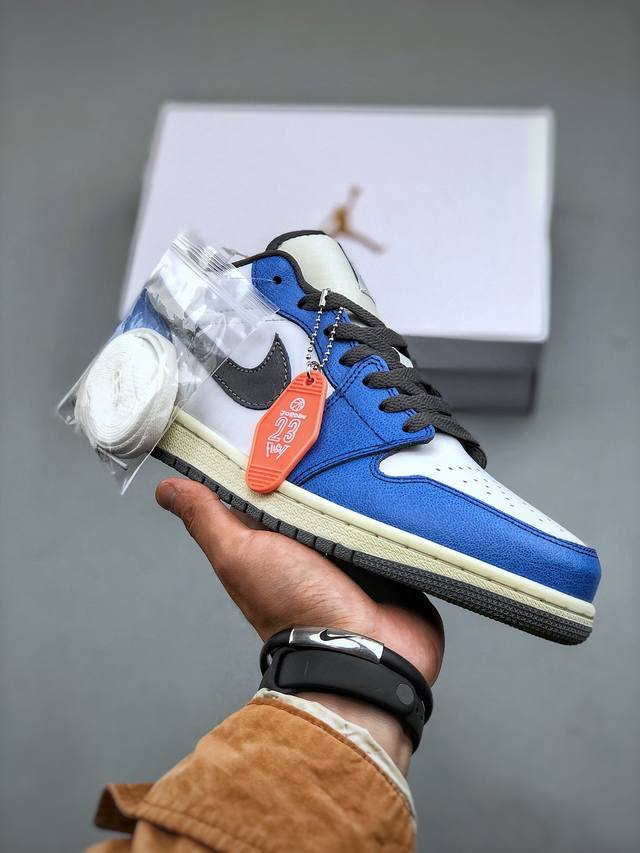 Air Jordan 1 Low 低帮篮球鞋 公司原鞋购回重新打版开模 拒绝公底 购置公司同步原材料 所有细节还原95% 全网最高版本货号：Fv8439-104