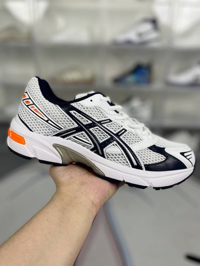 Y版纯原 Asics Gel-1130 复古潮流 织物防滑耐磨 低帮 休闲跑步鞋 男女同款 灰色 此款gel-1130鞋面采用织物和合成革拼接材质，造型时尚。大