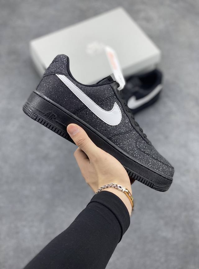 超级福利 核心特价 独家供货 长期补货 Nike Air Force 1 Low 黑绿满天星 原楦头原纸板 打造纯正空军版型 专注外贸渠道 全掌内置蜂窝气垫 原