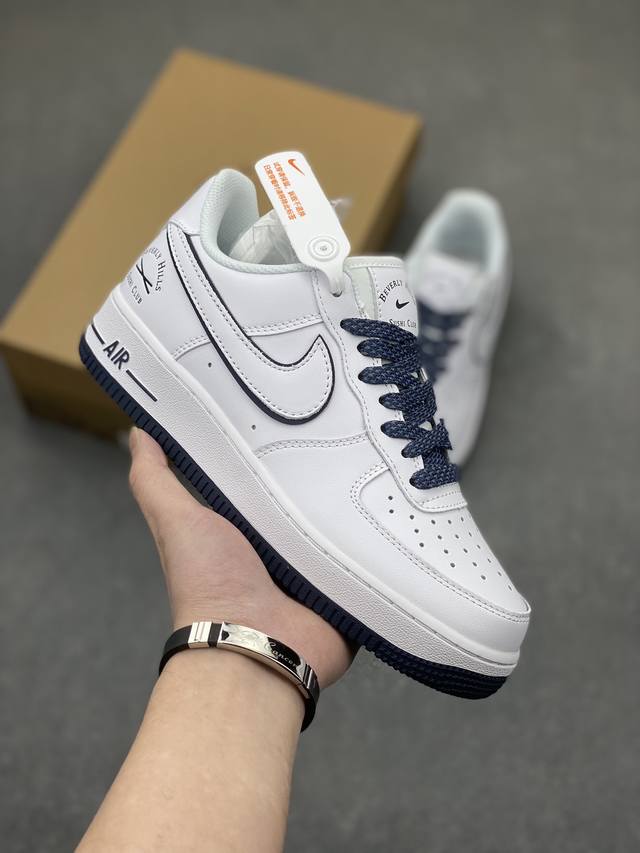 海外限量发售 公司级 Nike Air Force 1 Low “Sushi Club”深蓝” 经典空军一号低帮休闲板鞋 3M反光 原楦头原纸板 纯正空军版型