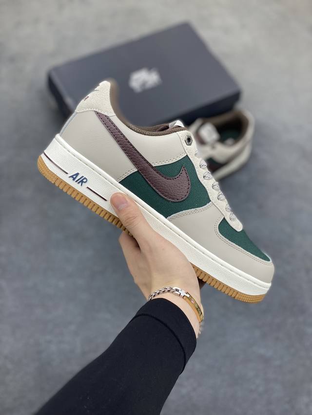 Nike Air Force 1 Low 米棕 空军一号低帮运动休闲板鞋 原楦头原纸板 打造纯正空军版型 专注外贸渠道 全掌内置蜂窝气垫 原盒配件 原厂中底钢印