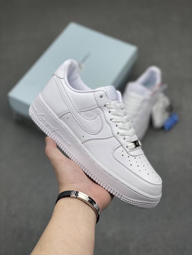 官方同步 原装高性价比版本 Nocta×Nike Air Force 1 Low Certified Lover Boy 经典 Drake联名 低帮空军一号休闲