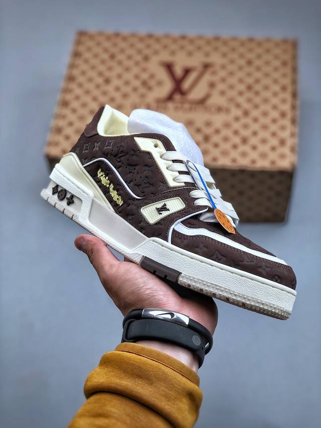 Tyler X Louis Vuitton 路易威登 Lv Trainer 联名款 低帮休闲板鞋 海淘代购同渠道品质 高端零售 外贸充正专供 原版购入开发 Zp