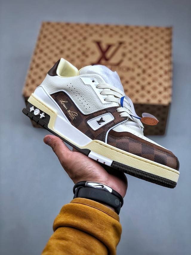 Tyler X Louis Vuitton 路易威登 Lv Trainer 联名款 低帮休闲板鞋 海淘代购同渠道品质 高端零售 外贸充正专供 原版购入开发 Zp