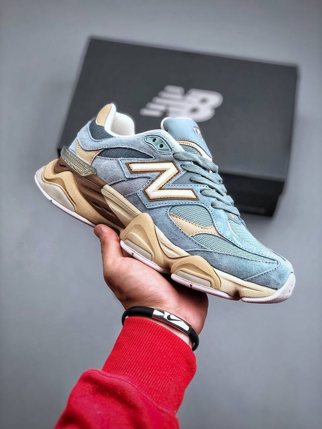 Nb新百伦new Balance 9060 Pastel Turquoies 系列复古百搭老爹风休闲运动跑步鞋“崧蓝绿松石米棕”U9060Fnb 尺码：36-4