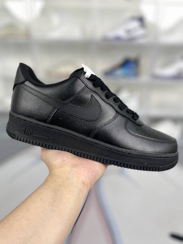 X版纯原-纯正版型 Nike Air Force 1 Low 07 黑武士亮光 复古 低帮 板鞋 男女同款空军一号 Air Force1于1982年推出，由ni