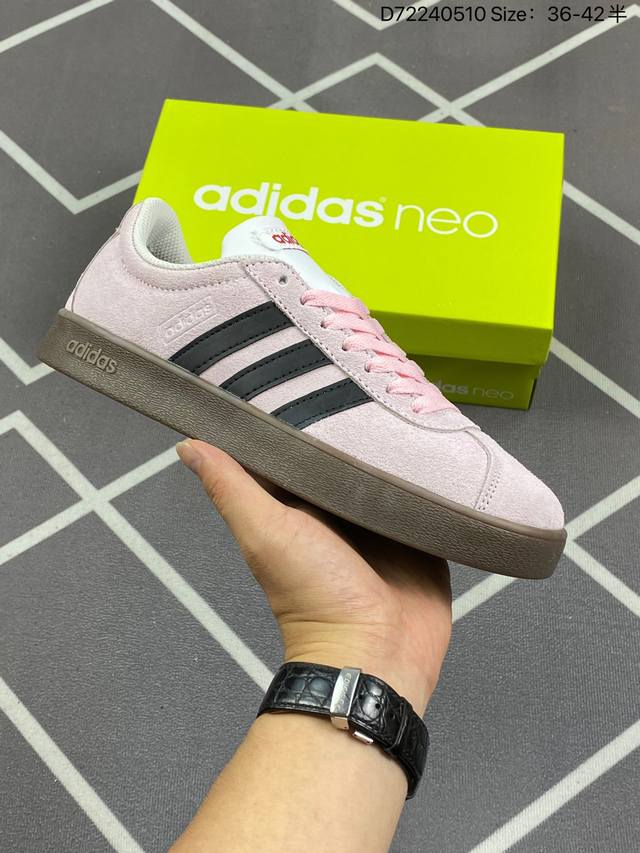 Adidas Neo Vi Court Classic 三叶草休闲复古运动板鞋 Hq1802 D72240510 Size：36-42半