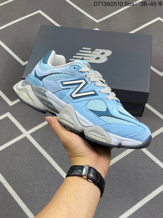 Nb 新百伦 New Balance Nb9060小象蹄男女款9060舒适百搭老爹鞋。全新 9060 款式将经典风格与现代设计融合到日常多功能性中。 9060