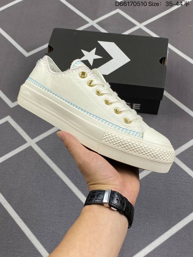 Converse 匡威 原装铝楦数据开发版型，采用韩国进口环保绿吸附性中底布材质，聚氨酯硅蓝pu缓震鞋垫2024Ss官方新色,匡威converse Chuck