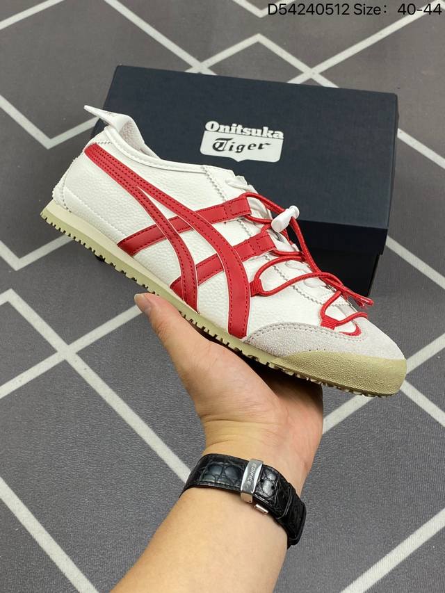 Onitsuka Tiger Mexico 66 龙吟虎啸 亚瑟士鬼冢虎复古经典板鞋 产品从款式颜色造型上体现出追求舒适和细节的完美 鞋类更是推崇手工制作的严谨