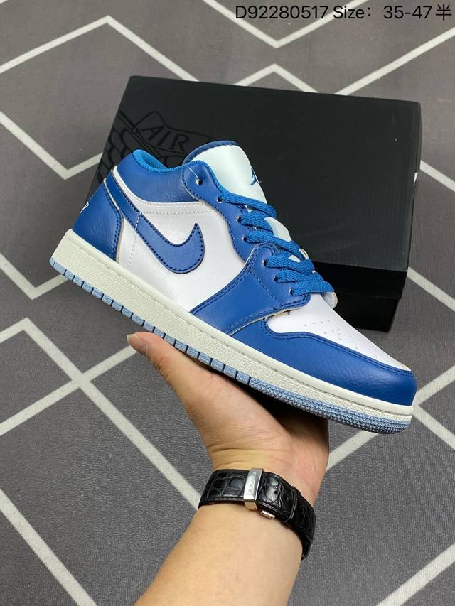 公司级air Jordan Aj1 Low 低帮 白蓝 Fn5214-141 全新流水线出品 Dt版本唯一平替选择 市场第二梯队最强版 全部原鞋开发 原楦原纸板