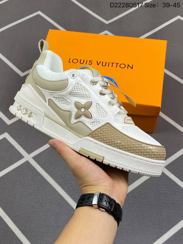 Louis Vuitton Lv 路易威登 Trainer Maxi 胖丁 低帮休闲板鞋 全新私人订单出货 海淘代购同渠道 正确折叠鞋盒 平台外贸高端零售专供品