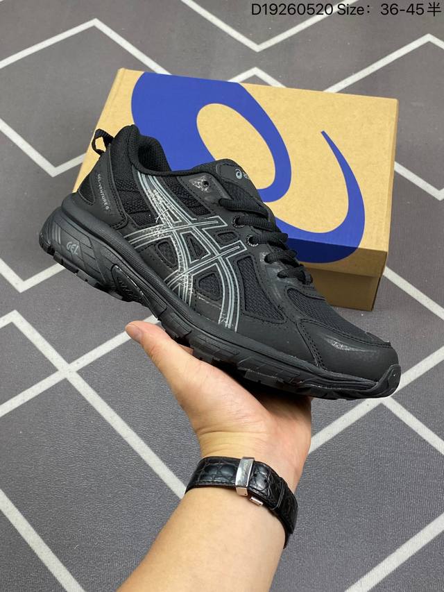 Asics 亚瑟士 Gel-Venture 6 系列城市休闲运动跑步鞋时尚复古男女鞋 老爹鞋 Gel- Venture6跑鞋是越野跑者的多功能选择。专为喜欢户外