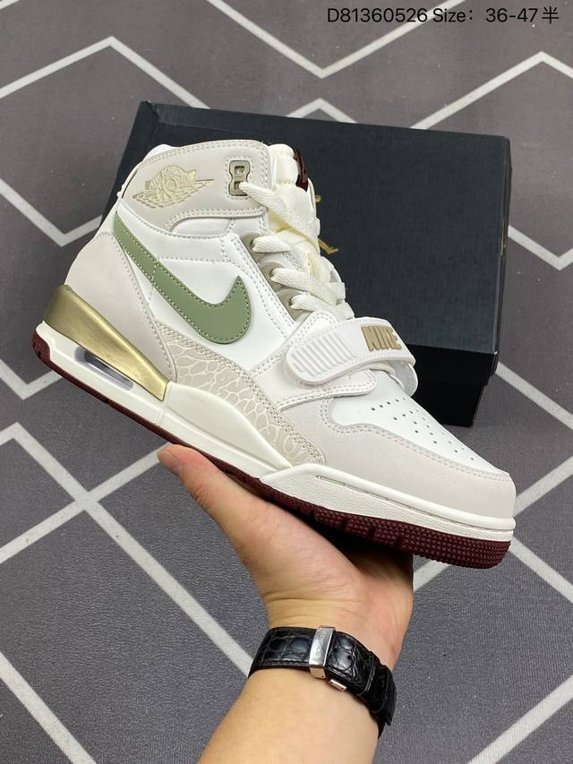 头层 Air Jordan Legacy 312 Low 低帮 龙年限定白绿 Aj312 乔丹312代 Aj312 乔312 低邦 帆白绿 乔丹篮球鞋系列 号称