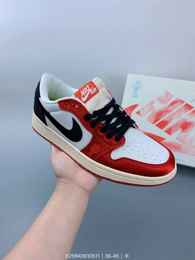 耐克nike Air Jordan 1 Low Aj1乔丹一代低帮经典复古文化休闲运动篮球鞋 Size：如图 编码：K256K0610511