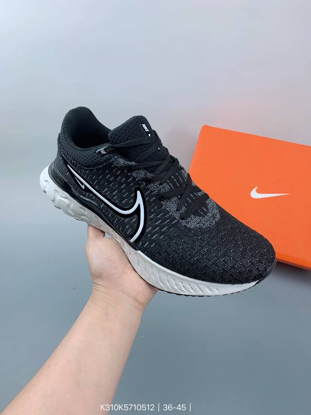 耐克nike React Infinity Run Fk 3瑞亚机能风疾速系列越野缓震休闲运动鞋。 Size：如图 编码：K310K57 12