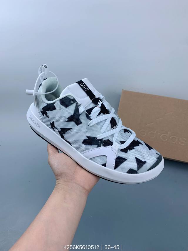 阿迪达斯 Adidas Climacool Boat Lace Graphic 高品质真标透气舒适涉水鞋 Size：如图 编码：K256K56 12