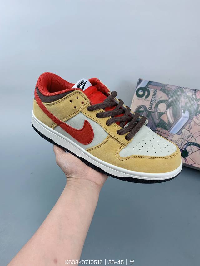 Otomo Katsuhiro X Nk Dunk Low 大友克洋联名 联名款低帮休闲板鞋 配色以主人公雷为基调 浓重的怀旧味道 秋冬专属配色 鞋身整体采用麂