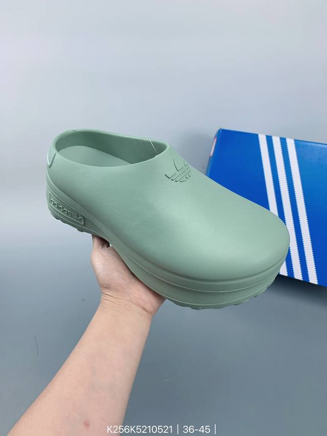 Adidas 三叶草 Adifom Stan Smith 穆勒厨师鞋厚底运动凉鞋 Size：如图 编码：K256K5210521