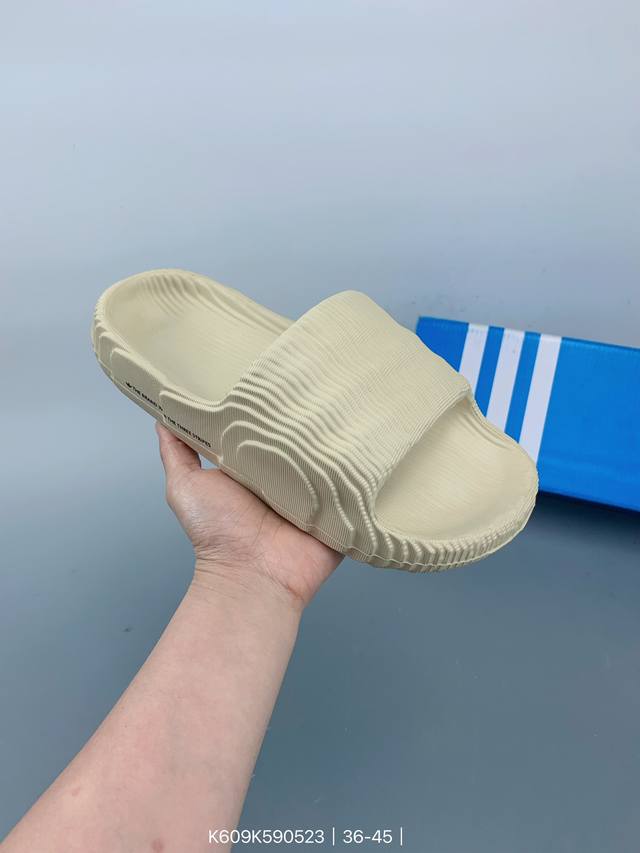 三叶草椰子拖鞋originals Adilette增高沙滩鞋 Size：如图 编码：K609K590523