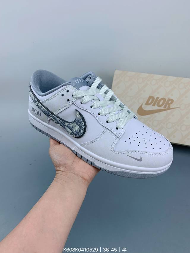 Nike Sb Dunk Low 周年高端定制 低帮休闲板鞋 定制鞋盒 大厂纯原品质出货 超高清洁度 皮料切割干净无任何毛边 细节完美 Size：如图 编码：K