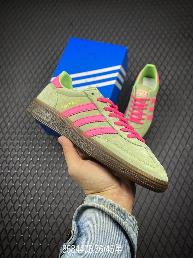 B 公司级阿迪达斯三叶草adidas Originals Samba Vegan Og桑巴舞系列绅士德训足球风百搭低帮休闲运动板鞋 货号:Ih7498 尺码：3