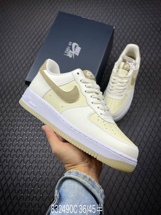 C 公司级nike Air Force 1 Low 07 原楦头原纸板 打造纯正低帮空军版型 专注外贸渠道 全掌内置蜂窝气垫 原盒配件 原厂中底钢印、拉帮完美