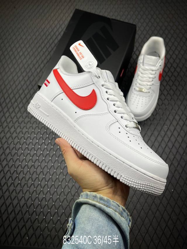 C 公司级nike Air Force 1 Low 07 原楦头原纸板 打造纯正低帮空军版型 专注外贸渠道 全掌内置蜂窝气垫 原盒配件 原厂中底钢印、拉帮完美