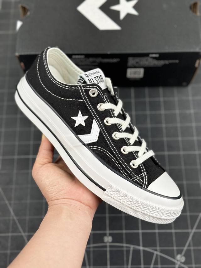 核心私 日本限定星箭头 Converse 匡威 Breakstar Sk Cv Ox 星箭滑板 余文乐同款匡威 鞋身选用原厂帆布搭配撞色星箭logo细节，鞋大底