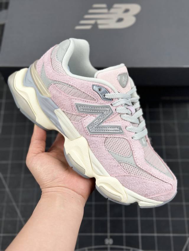 核心私 全新nb新百伦new Balance 9060”Magenta“系列复古百搭老爹风小象蹄休闲运动跑步鞋“米黄粉灰” 男女鞋半码制#升级原楦原纸版数据开发