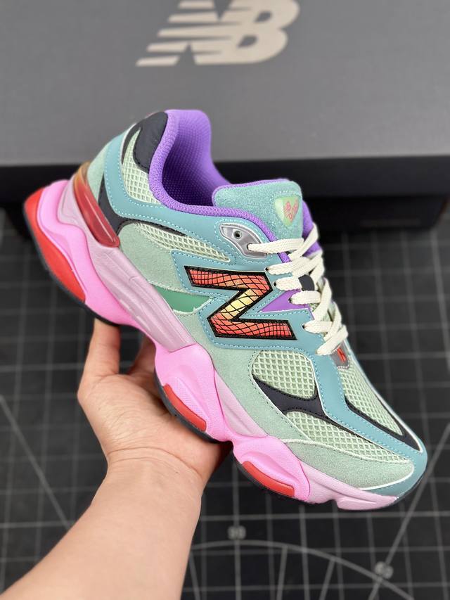 核心私 全新nb新百伦new Balance 9060”Magenta“系列复古百搭老爹风小象蹄休闲运动跑步鞋 男女鞋半码制#升级原楦原纸版数据开发版型#采用移