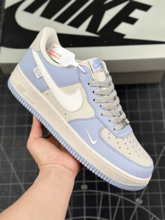 核心私 Nk Air Force 1'07 Low “古月蓝”空军一号低帮休闲板鞋 原楦头原纸板 打造纯正空军版型 专注外贸渠道 全掌内置蜂窝气垫 原厂中底钢印