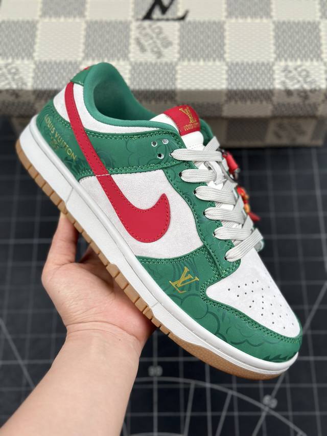 核心私 公司级 Nike Sb Dunk Low“中国年限定-小青龙” 周年高端定制 低帮休闲板鞋 定制鞋盒 大厂纯原品质出货 超高清洁度 皮料切割干净无任何毛