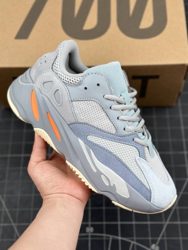 核心私 Get版 Ad Calabasas Yeezy Boost 700 Runner侃爷椰子700 低帮休闲透气休闲鞋 货号：Eg7597 X2S2 尺码：