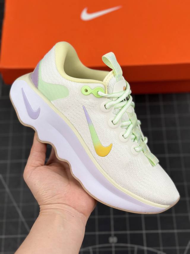 核心私 公司级最新 波浪鞋 ，耐克nike Motiva Pale Ivory Amber Brown 莫提瓦系列低帮轻量减震回弹休闲运动慢跑鞋 原楦原纸版开发