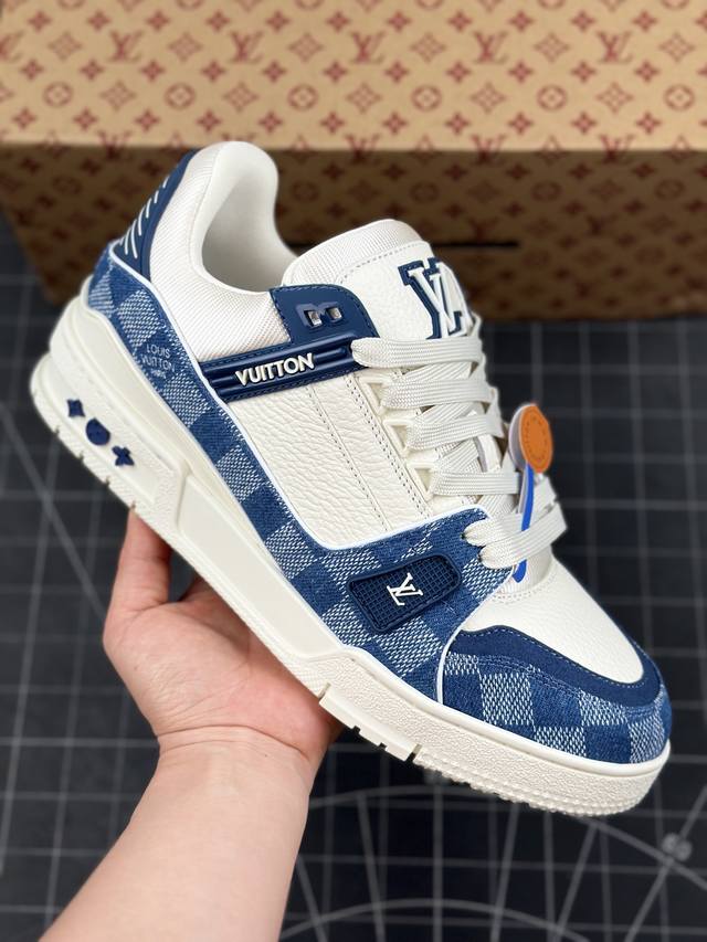 核心私 Tyler X Louis Vuitton 路易威登 Lv Trainer 联名款 低帮休闲板鞋 海淘代购同渠道品质 高端零售 外贸充正专供 原版购入开