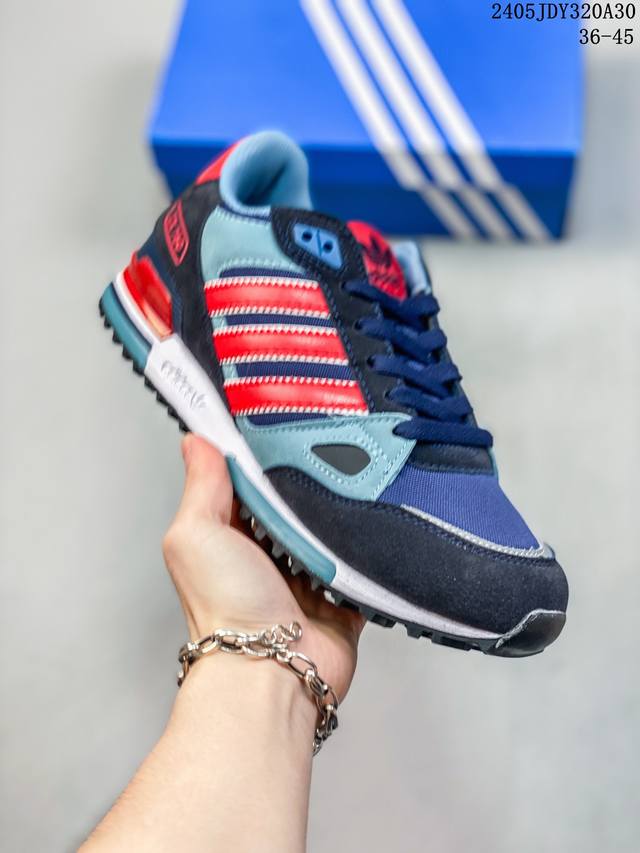 阿迪达斯 Adidas Originals Zx750 三叶草 经典复古校园休闲运动慢跑鞋 编码：05Jdy320A30