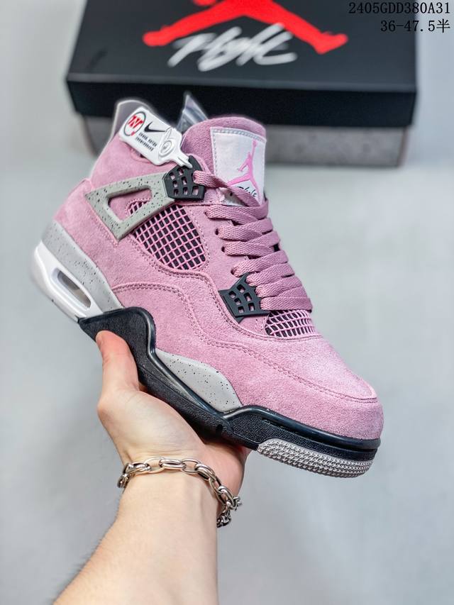 公司级aj4 Air Jordan 4 Retro ” Infrared “ Aj4乔4 男子文化篮球鞋 大厂出品 主力合作工厂 全新模具开发 纯正4代正确鞋型