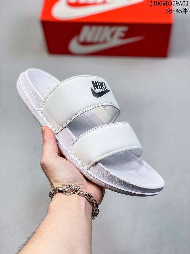 耐克 Nike Offcourt Adjust Slide 男女子拖鞋缓震 夏季 一字拖 沙滩运动防水凉拖鞋 家居休闲拖鞋 类型：男女鞋 尺码：36-45含半码