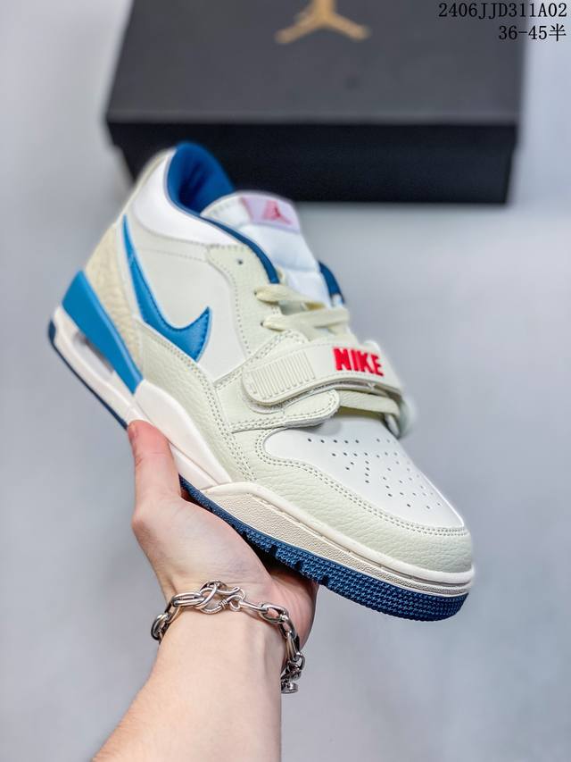 Air Jordan Legacy 312 Low低帮 乔丹三合一 有着交错结合的设计，它的名字就展现出它所包含的鞋款元素，312 分别对应了 Air Jord