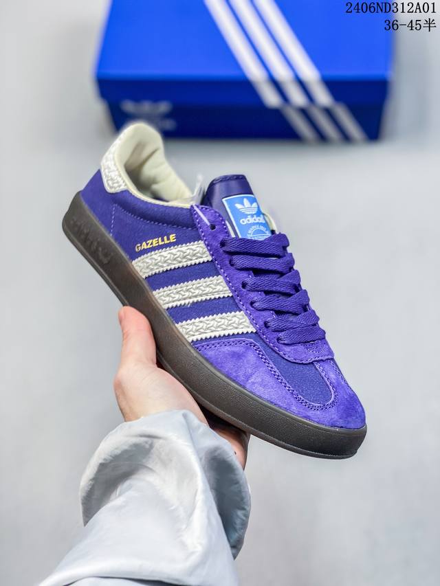 真标半码阿迪达斯三叶草adidas Originals Samba Vegan Og”Spd“桑巴舞系列绅士德训足球风百搭低帮休闲运动板鞋 size：36一45