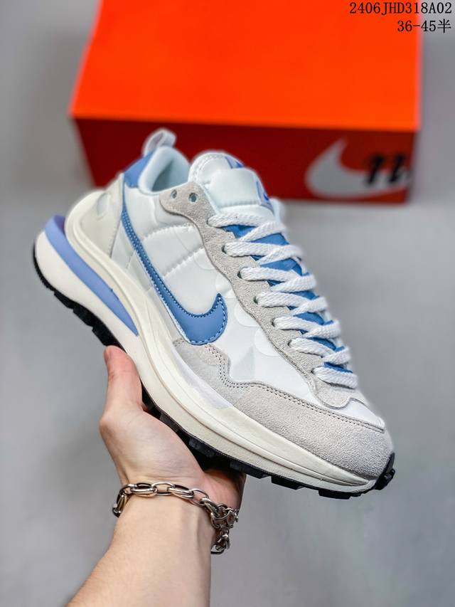 耐克 Sacai X Nike Pegasus Vaporfly Sp 华夫3.0 混合马拉松构解前卫变形三层底休闲鞋610320Asowo半 36-45 06