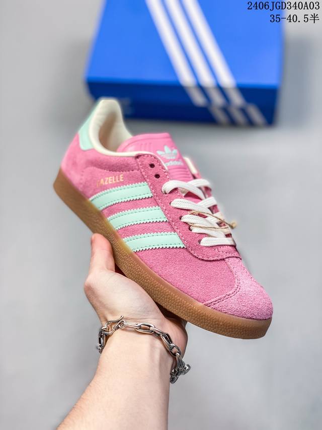 头层公司级真标半码阿迪达斯三叶草adidas Originals Samba Vegan Og”Spd“桑巴舞系列绅士德训足球风百搭低帮休闲运动板鞋 size：