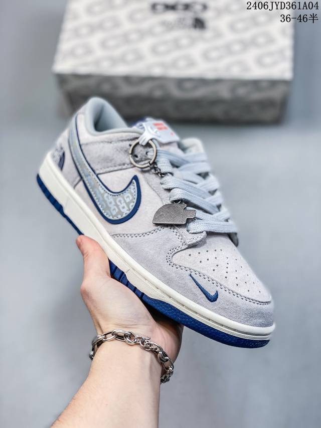 公司级带半码 耐克nike Sb Dunk Low 扣篮系列复古低帮休闲运动滑板板鞋。采用脚感柔软舒适zoomair气垫，有效吸收滑板等极限运动在落地时带来的冲