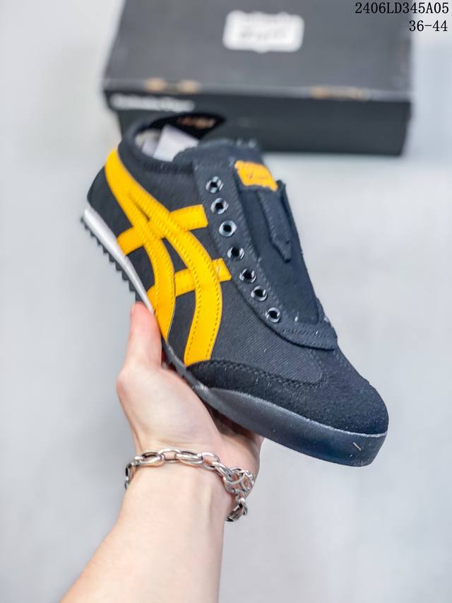 Asics 亚瑟士 男女鞋真标半码制 日产经典老牌-鬼塚虎 Onitsuka Tiger Mexico 66经典墨西哥系列复古经典百搭板鞋帆布休闲运动鞋慢跑鞋